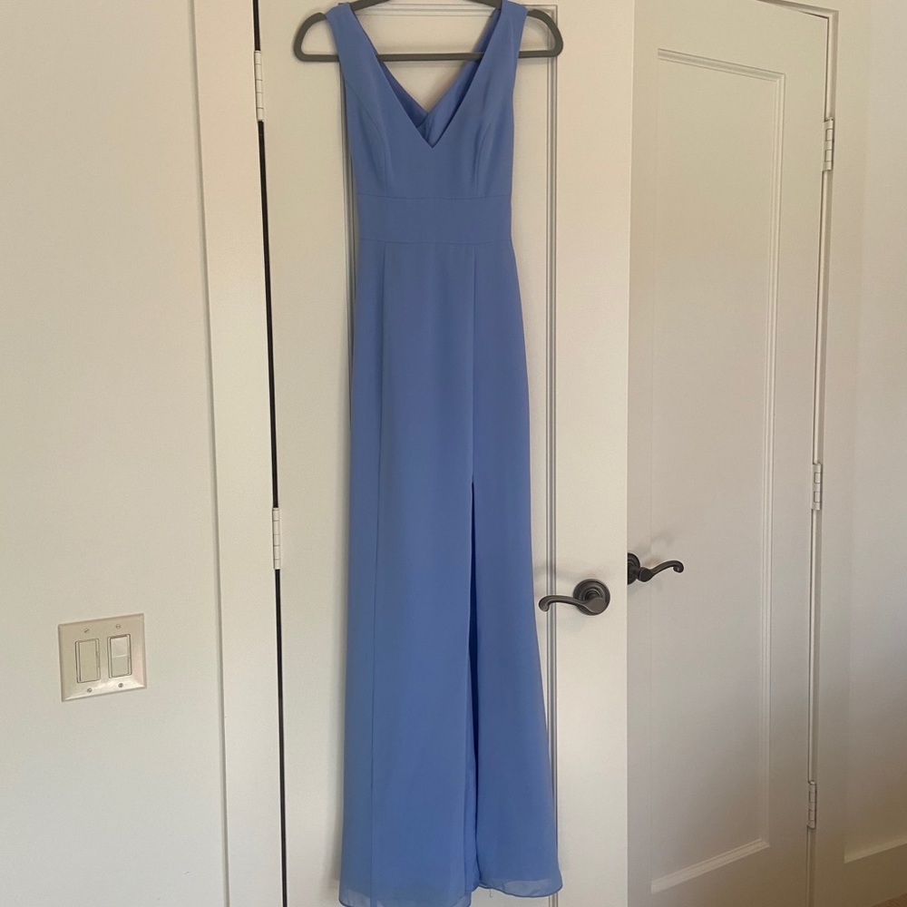 After Six Periwinkle Formal Dress